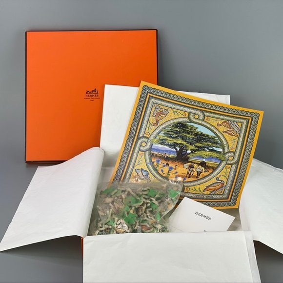 NIB Authentic HERMES Scarf Puzzle, RARE!! - Picture 1 of 5